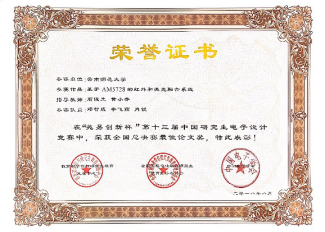 易创新杯第十三届中国研究生电子设计竞赛获