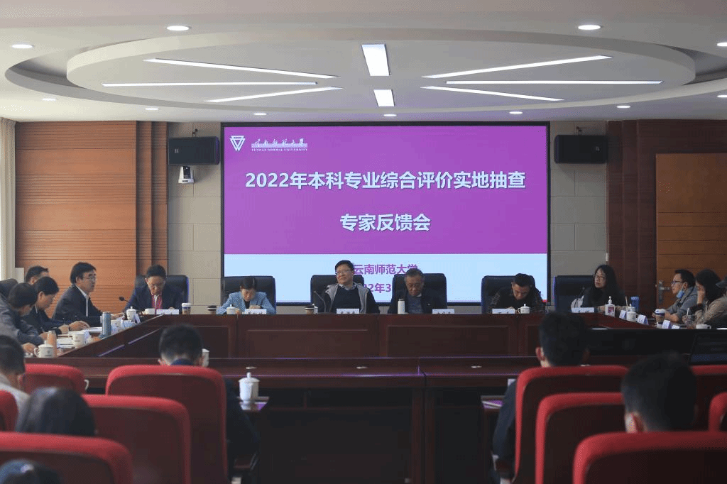 云南省本科专业综合评价专家组到我校实地抽查