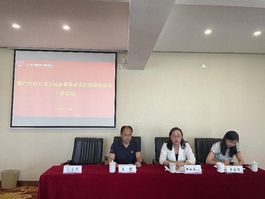 资产经营公司召开下属企业负责人经济责任审计工作会议